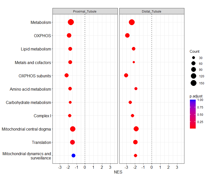 dotplot output